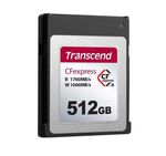 512GB CFexpress 2.0 Type B (PCIe 3.0 x2, NVMe 1.3), Transcend 