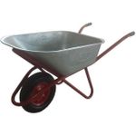 Тачка Hammer 11406 с надувным колесом и подшипником (100 л), красный