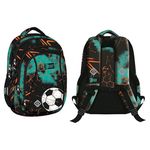 Rucsac pentru copii St.RIGHT 57796 Ghiozdan scolar 27x17x39cm, Turbo Kick