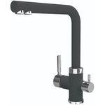 Bateria bucătărie Florentina ARES (cu conectare la filtru de apa) Negru