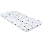 Lenjerie de pat pentru copii Kikka Boo 41107030005 Saltea pentru patut Fantasia Stars Grey, 120x60x9 cm