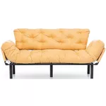 Canapea Trendy Nitta Triple Mustar, extensibila (3 locuri)
