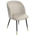 Scaun Deco Spectre Beige HLR 7+Black Gold Legs