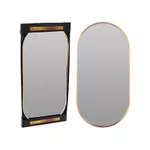 Зеркало Promstore 51036 Настенное зеркало 50x25x1,5см овальное