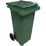Урна для мусора Hydro S Tomberon cu roti, standart, 120 L, verde 8001207