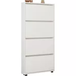 Полка для обуви Mobildor-Lux Leo Slim 70x16x164H cm White