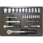 Набор ручных инструментов King Tony 7527MR набор 1/4