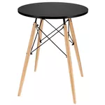 {'ro': 'Mobilier pentru grădină Jumi CM-354159 Masa rotunda MDF, 60x60x74cm, stil scandinav, Oak Artisan/Negru', 'ru': 'Садовая мебель Jumi CM-354159 Masa rotunda MDF, 60x60x74cm, stil scandinav, Oak Artisan/Negru'}