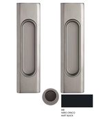 Set de mânere pentru uși cuisante 1038-MB negru opac