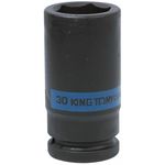 Set de tubulare, bite, duze King Tony 643530M Cheie tubulară de impact adâncă 3/4