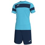 Echipament pentru fotbal Joma - SET ACADEMY II TURQUESA FLUOR-MARINO