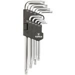 Набор ручных инструментов Topex 4162 Chei Torx imbus lungi TS10-50 (1set-9buc) (35D951)