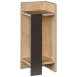 Noptieră Trendy Elos Right, Stejar, Antracit, 25x60x27cm (GTR001489)