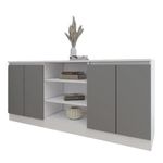Comodă Smartex (16295) Т5 160cm Alb+Grafit