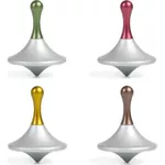 Игрушка Londji BF002 Spinning top- MIX „Drop Top” (3+3+3)