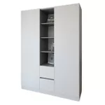 Шкаф Smartex (15843) N14 160cm Alb+Grafit