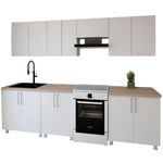Mobilă pentru bucatarie Smartex (30031) K1 280cm Alb