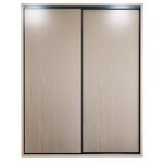 Dulap Bayro Murano 1800x2300x600 серый камень, купе (606211)