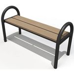 Комплектующий элемент для детской площадки Copfer РТР 049.001 Скамейка 1,2 м (для установки на бетон)