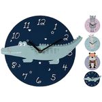 Часы Promstore 16983 Ceas de perete pentru copii Animale 26x28cm