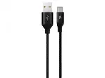 ttec Cable USB to Type-C 2.4A (1.2m), Black