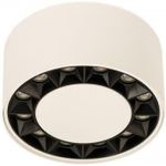 Corp de iluminat interior LED Market Surface Downlight Wheel 12W, 4000K, LM-XC006, Ø115*58mm, White+Black
