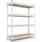 Cтеллаж складской Nex Home Raft metalic Titan 1800x1200x600 mm, 4 nivele PAL, galvanizat