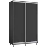Dulap Mobildor-Lux Aron cu uși glisante (130x60x240H cm) Anthracite