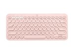 Wireless Keyboard Logitech K380 Multi-Device, Compact, FN key, Bluetooth, 2xAAA, Rose