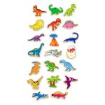 Set figurine magnetice “Dinozauri” 20 buc. VIGA