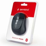 Wireless Mouse Gembird MUSWB-6B-01, Optical, 800-1600 dpi, 6 buttons, Bluetooth, 2xAAA, Black