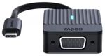 Adaptor pentru AV Rapoo 217684 UCA-1003 USB-C Adapter, USB-C to VGA, grey