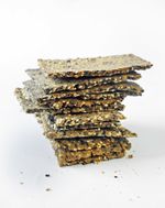 Крекеры из нутовой муки без глютена