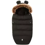 Аксессуар для колясок Premaman PPS4E5-CCC-UNQ Husa de iarna pentru carucior Double Sherpa Black