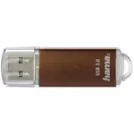 USB flash memorie Hama 124005 Laeta FlashPen, 128 GB, brown