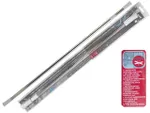 Tija glisanta pentru perdea MSV 140-260cm inox