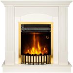 Камин электрический ArtFlame Nobira & Gala gold, 950x920x240mm, Vanilie