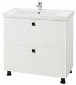 Dulap pentru lavoar Mashtab 12090 Toledo (Sava) cu 2 sertare 800x470x850 Alb
