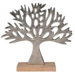 Декор Promstore 56392 Suvenir de birou Copac 27x25cm, argintiu, metal