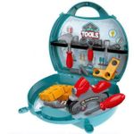 Complex de joacă pentru copii Essa 8021B Trusă de scule pentru copii, în valiză (27 piese)