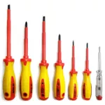 Set de unelte de mână S&R 250681307 Set surubelnita 1000V PH-SL-Tester PROFI 7buc