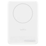 Acumulator extern USB (Powerbank) Belkin BPD011HQWH BOOSTCHARGE 5k Qi2 15w PD20w Slim Magnetic Powerbank with kickstand, White