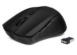Wireless Mouse SVEN RX-350W, Optical, 600-1400 dpi, 6 buttons, Soft Touch, 2xAAA, Black