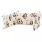 Protecție laterală pentru pătuț Chipolino SPBUMP02503 Bear in the forest 30/180cm