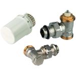 Запорная арматура Honeywell VTL3036ES15 Set robinet cu cap termostat + retur 1/2 pentru eurocon cu garnitura