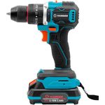 Шуруповёрт Hammer 40941, 21V,0-400/0-1400rpm, 2x2.0Ah+зу
