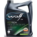 Масло Wolf 0W16 ECOTECH G6 XFE 5L
