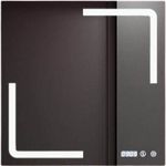 Зеркало для ванной Bayro Edge 600x600 LED touch c подогрев, часы, термометр