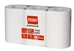 Туалетная бумага Fesko Professional, 6 рулонов, 55 м, (белая).