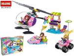 Constructor HSANHE fashion family-helicopter 34X24.5X6cm, 210 det.